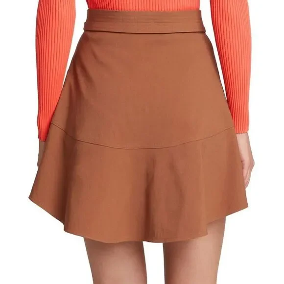 ?ALC Adelaide side tie wrap skirt deep Amber new without tags - Picture 7 of 11